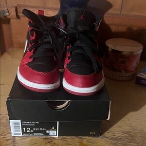 Jordan Kids' Sneakers in Red and Black